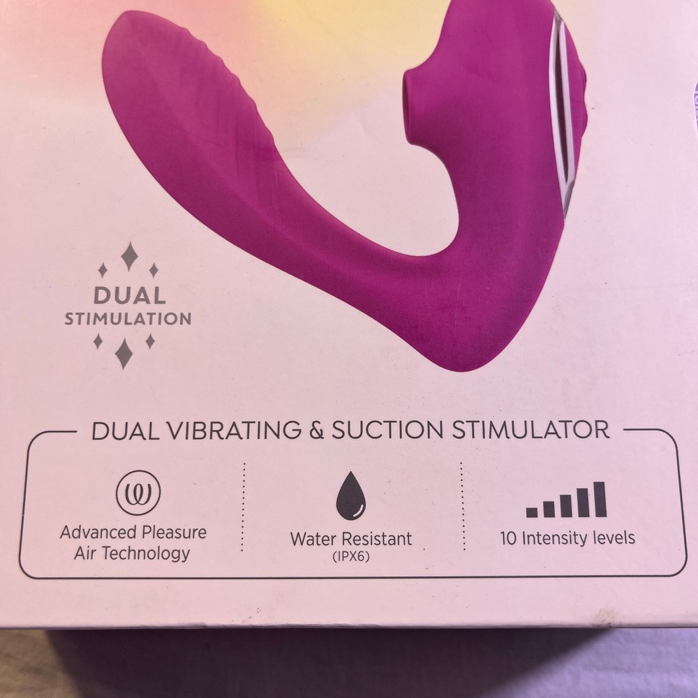 Lovehoney Mon Ami Dual Vibrating & Suction Stimulator NEW Dual Stimulation - Picture 2 of 5